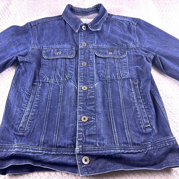 Rag and Bone Men’s Definitive Denim Jean Jacket Size Small Retail $589 - Picture 3 of 16